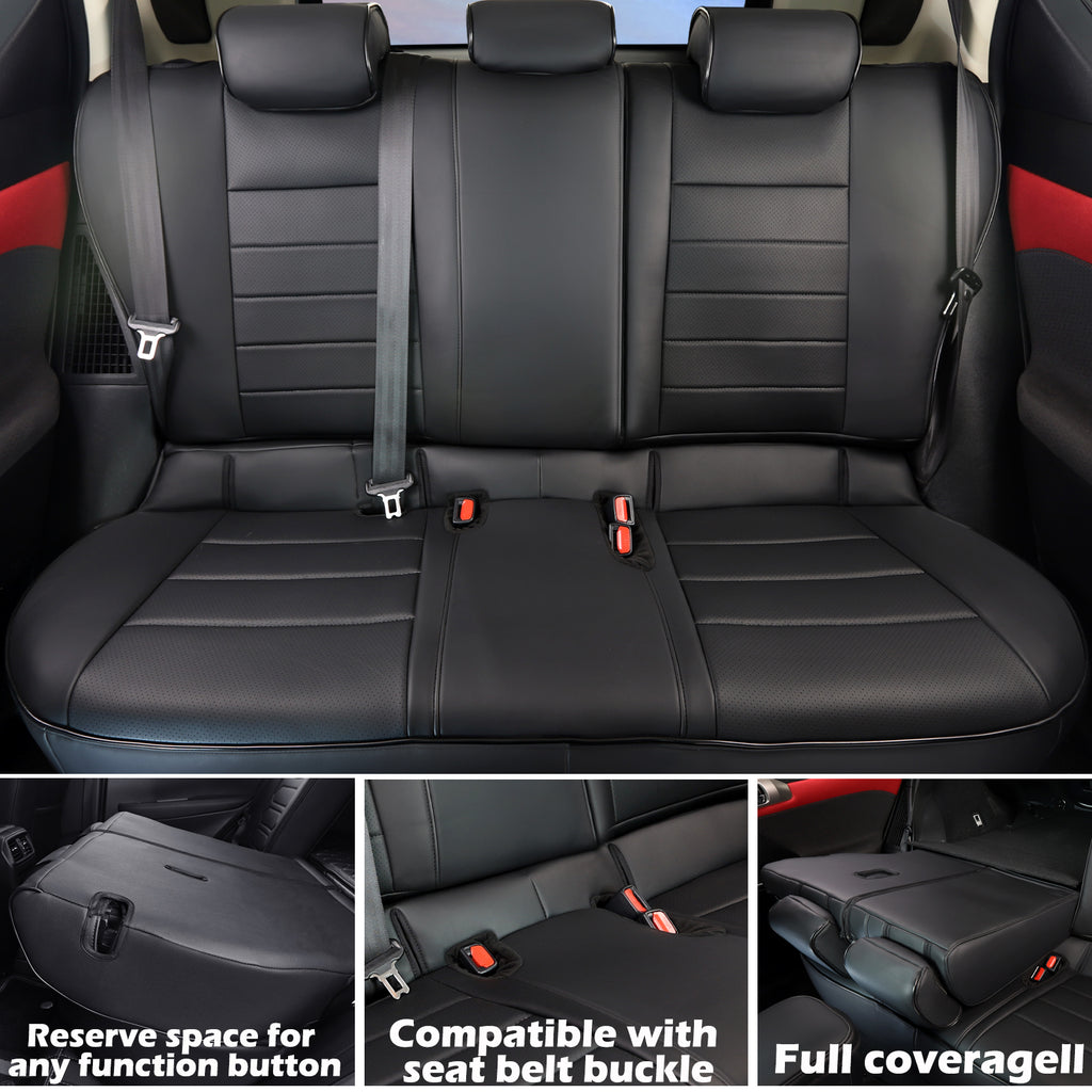 Custom-fit leatherette seat covers for Lexus CT200h 2011-2018