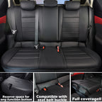 Custom-fit leatherette seat covers for Lexus CT200h 2011-2018