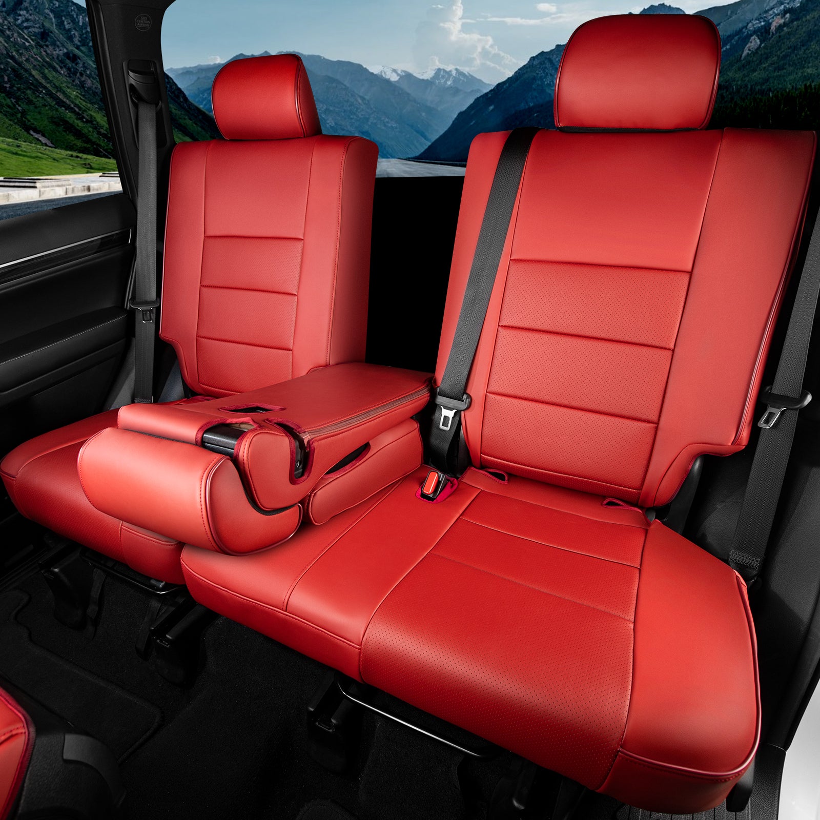 Lexus GX460 GX550 custom-fit leatherette car seat covers