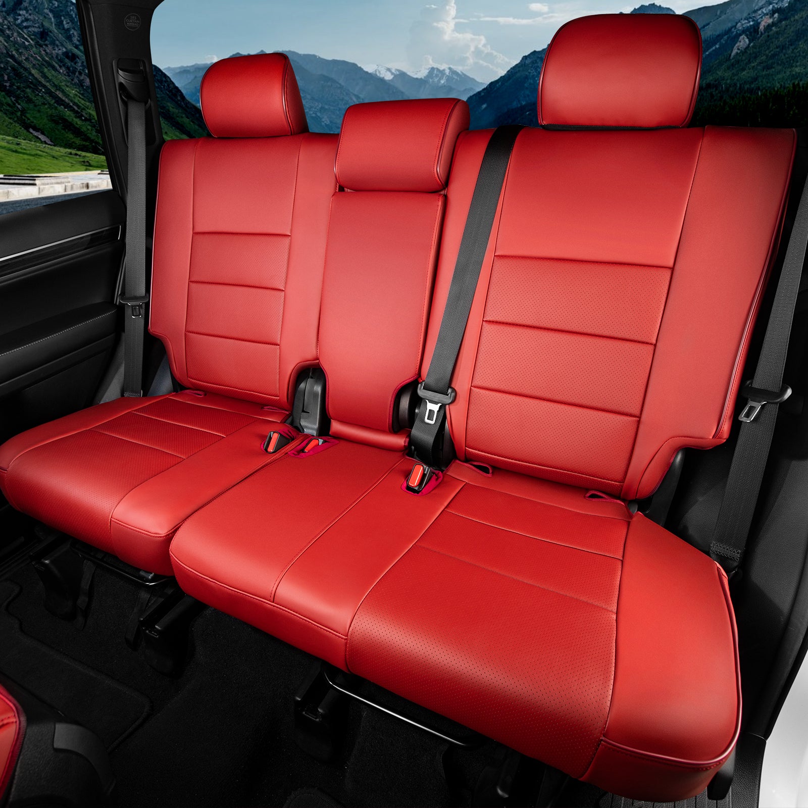 Custom-fit leatherette seat covers for Mitsubishi Outlander 2011-2024
