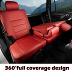 Custom-fit leatherette seat covers for Mitsubishi Outlander 2011-2024