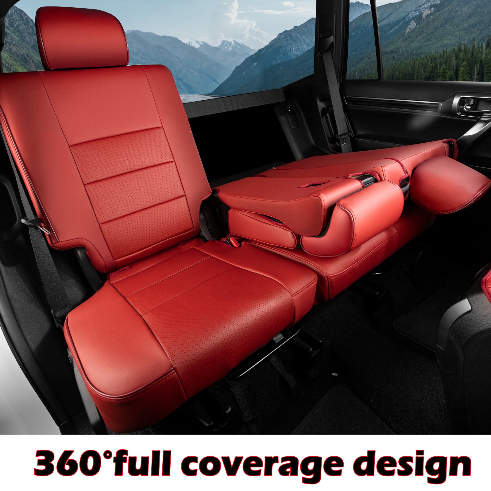 Custom-fit leatherette seat covers for Mitsubishi Outlander 2011-2024