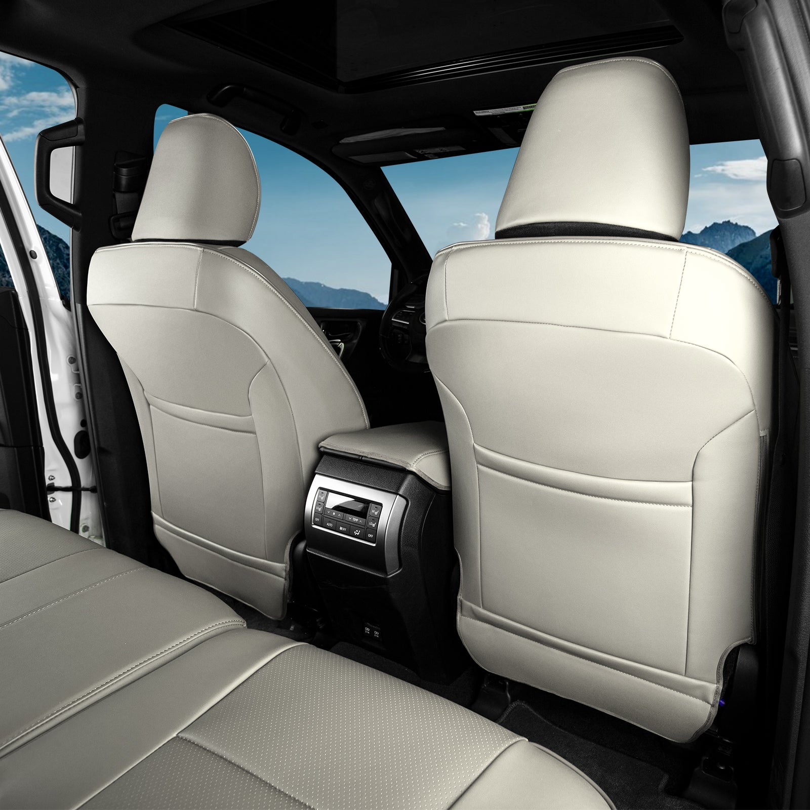 Custom-fit leatherette seat covers for Mitsubishi Outlander 2011-2024