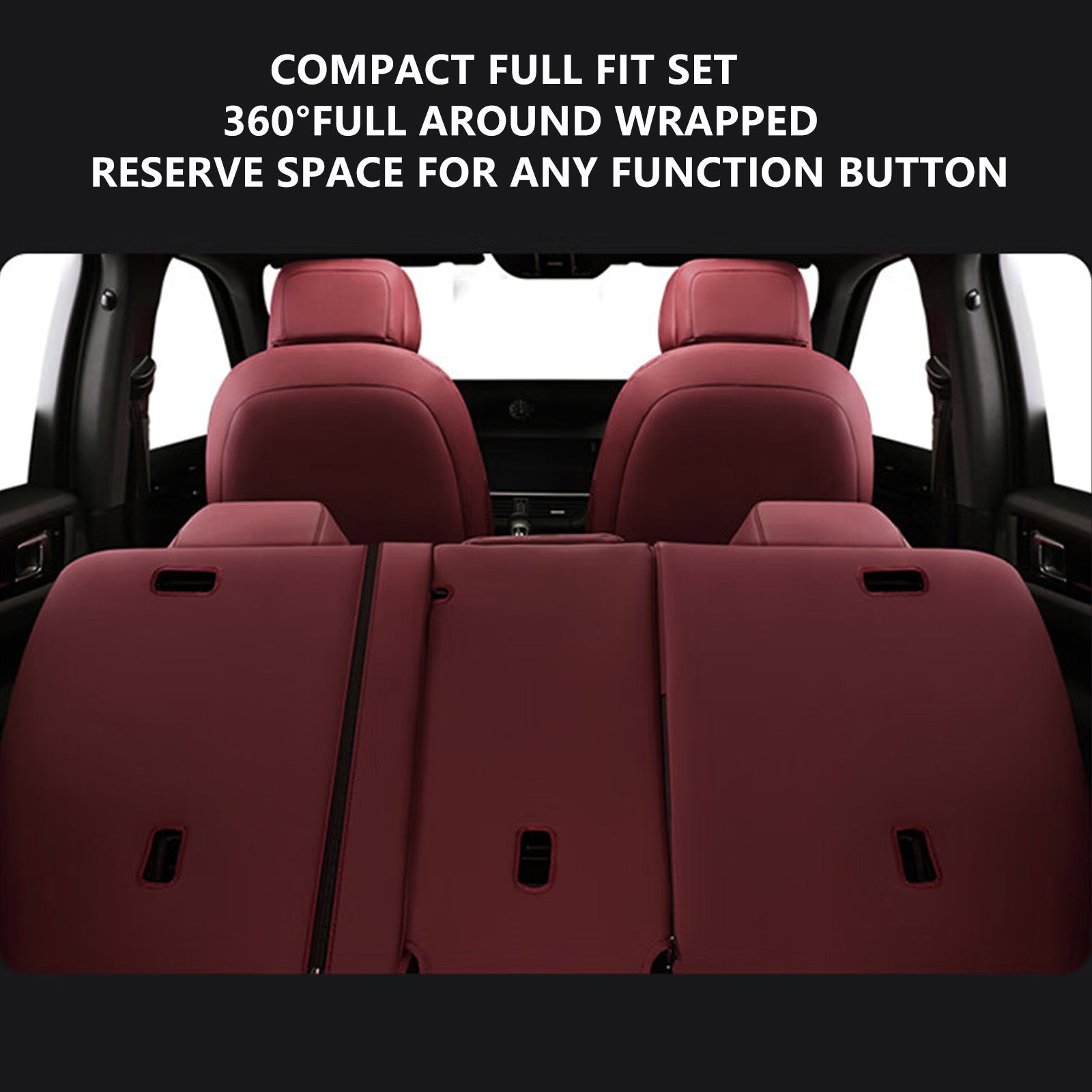 Nissan Rogue 2014-2022 custom-fit leatherette car seat covers