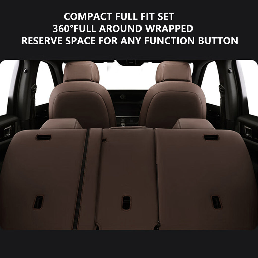 Nissan Rogue 2014-2022 custom-fit leatherette car seat covers