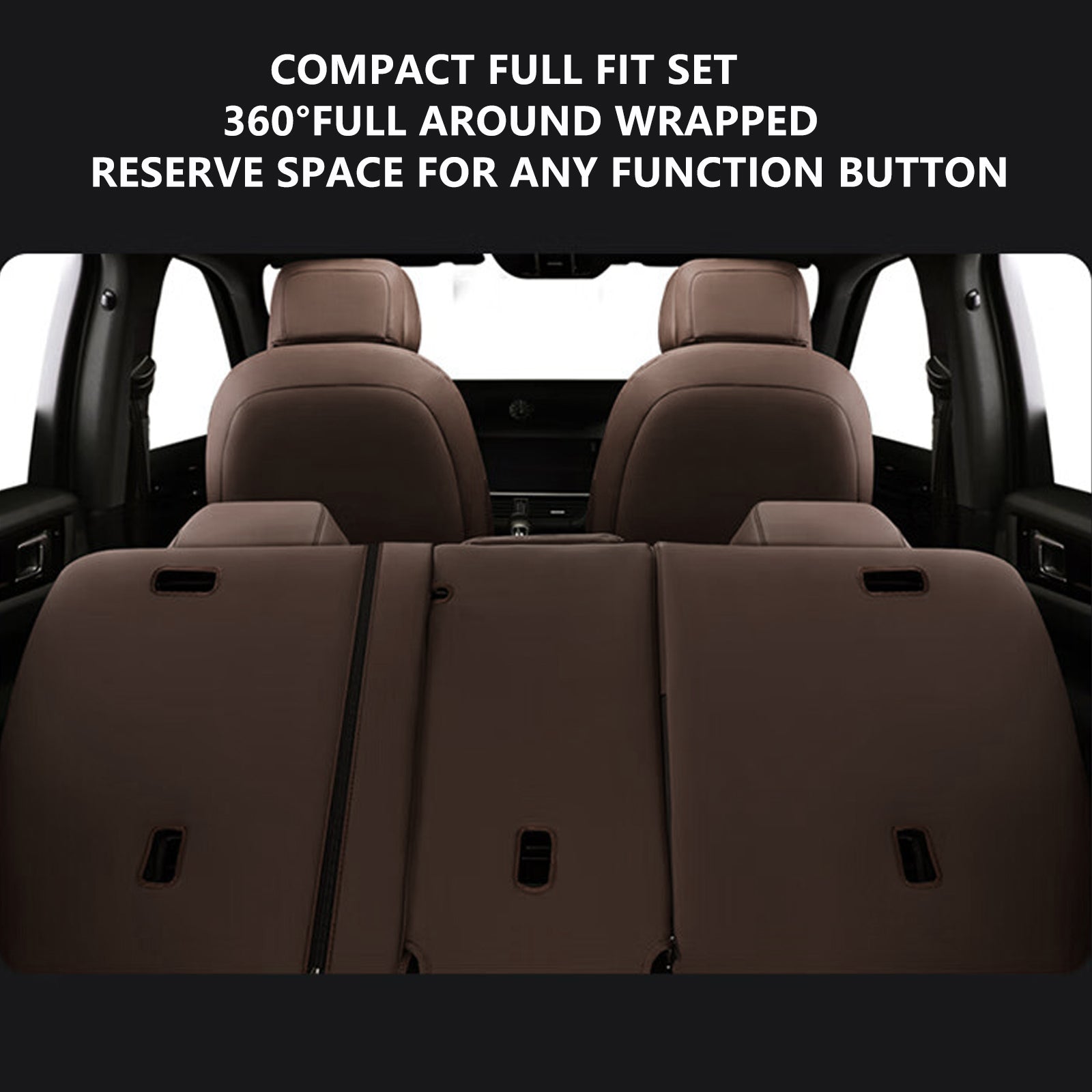 Nissan Rogue 2014-2022 custom-fit leatherette car seat covers