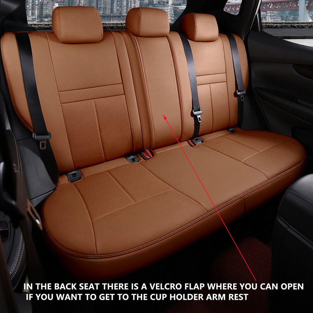 Nissan Rogue 2014-2022 custom-fit leatherette car seat covers