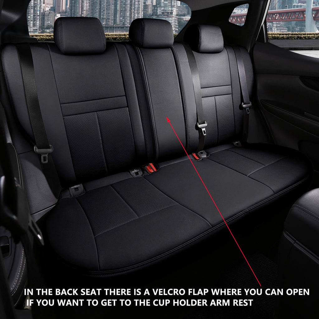 Nissan Rogue 2014-2022 custom-fit leatherette car seat covers
