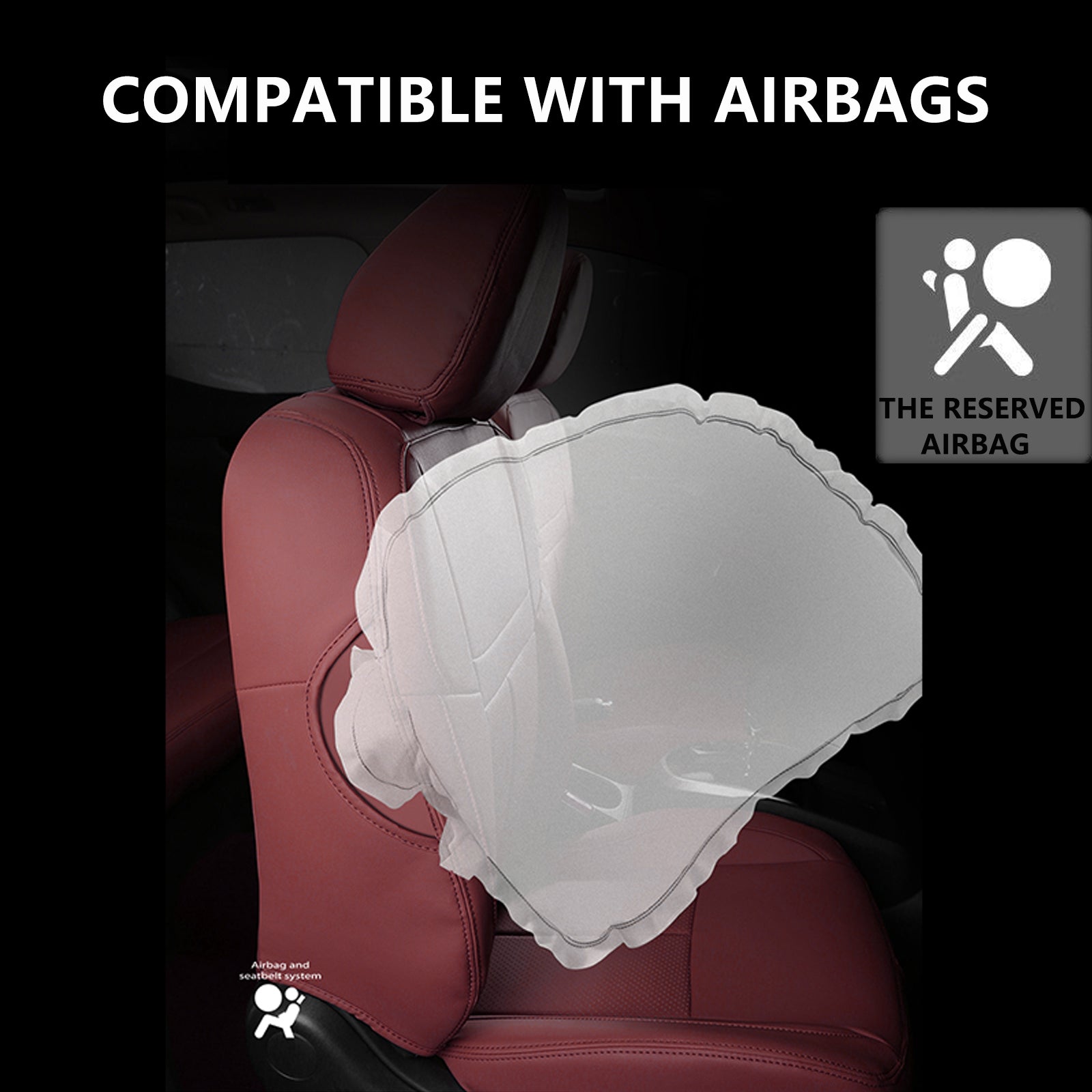 Nissan Rogue 2014-2022 custom-fit leatherette car seat covers