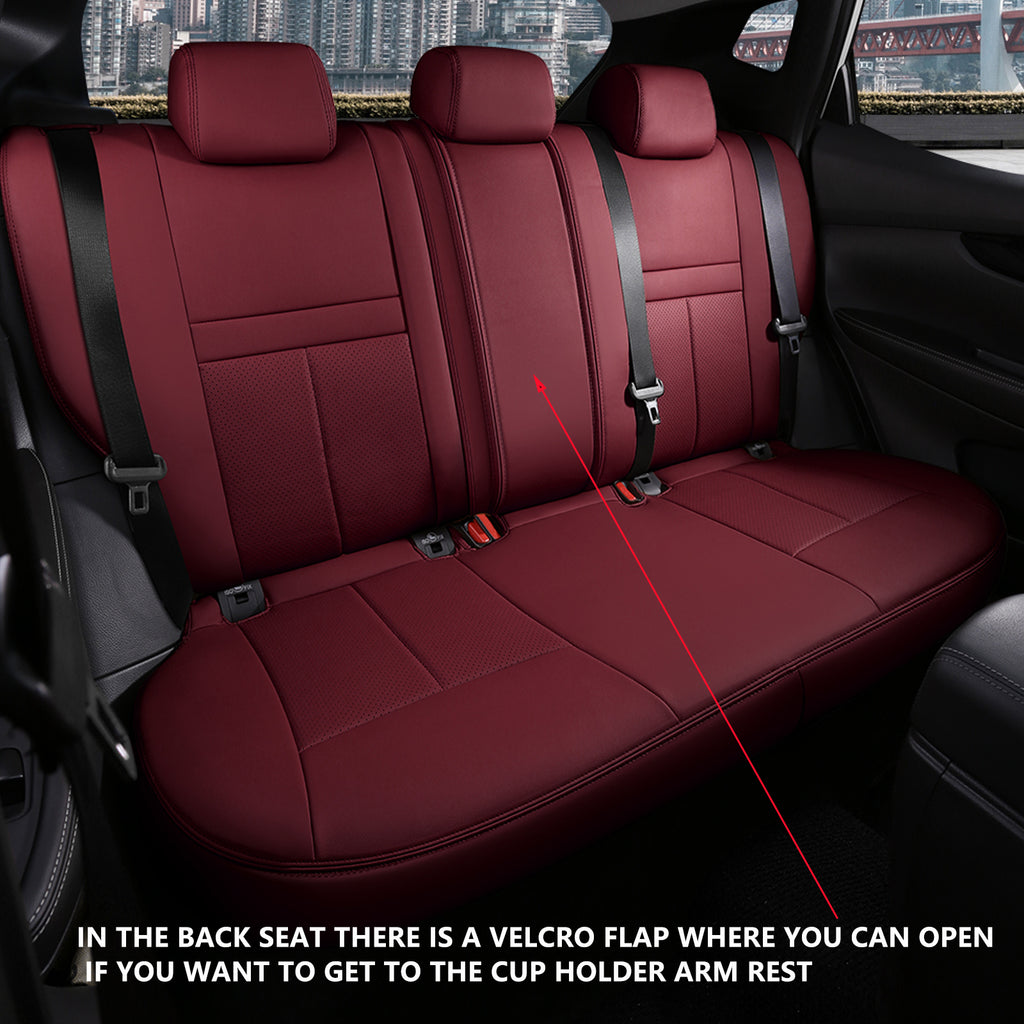 Nissan Rogue 2014-2022 custom-fit leatherette car seat covers