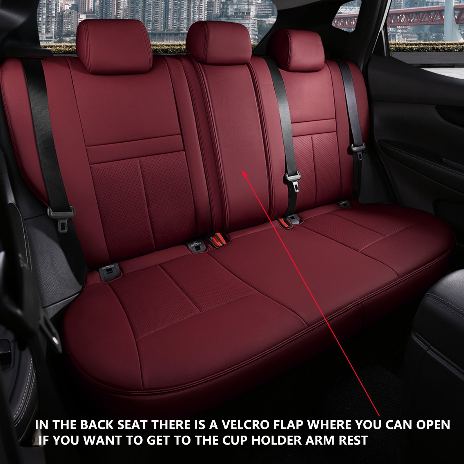 Nissan Rogue 2014-2022 custom-fit leatherette car seat covers