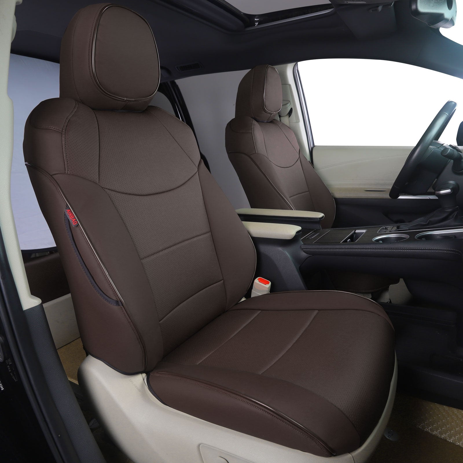 Sienna Seat Covers|Custom-fit Leatherette|2021-2025|CustomCover