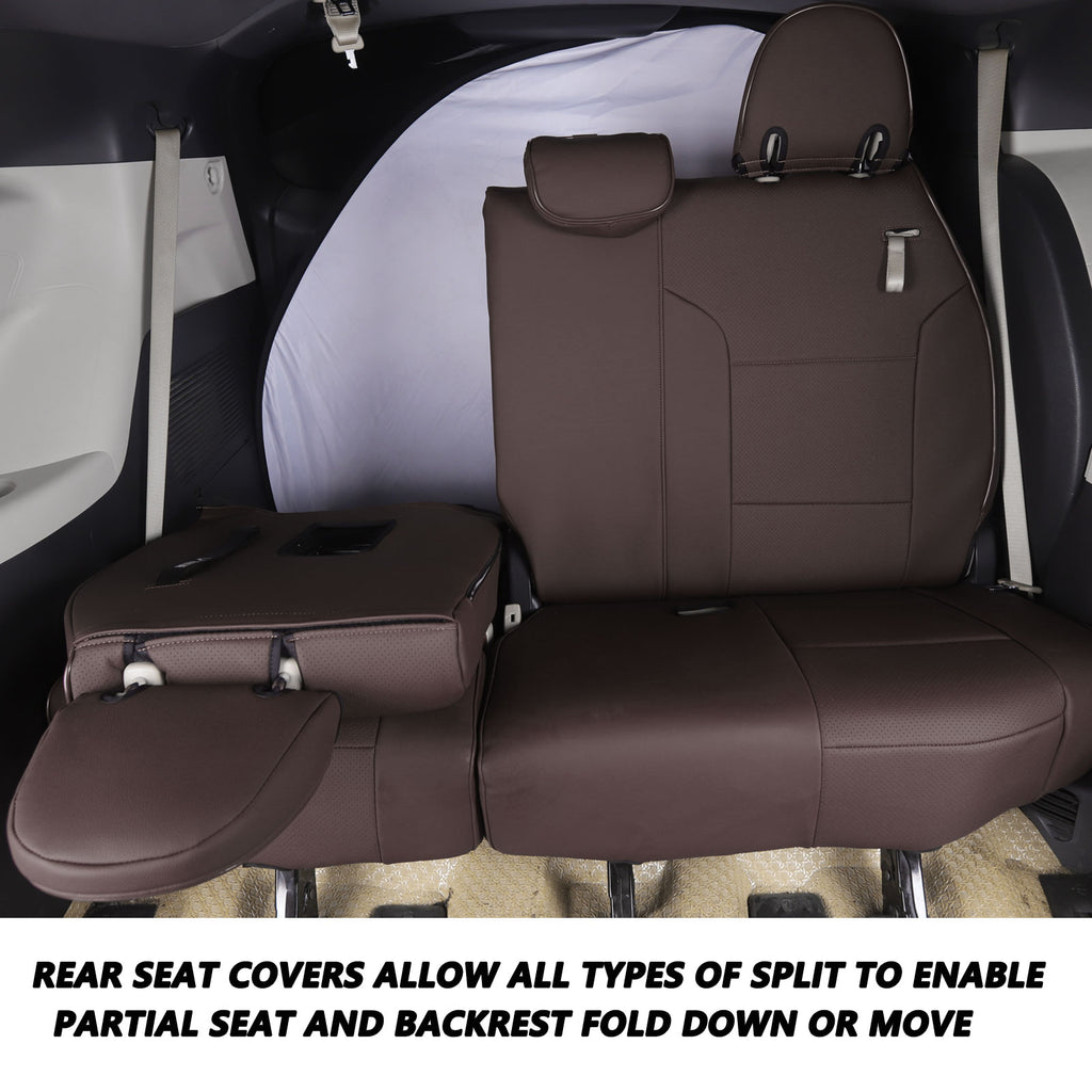 Sienna Seat Covers|Custom-fit Leatherette|2021-2025|CustomCover