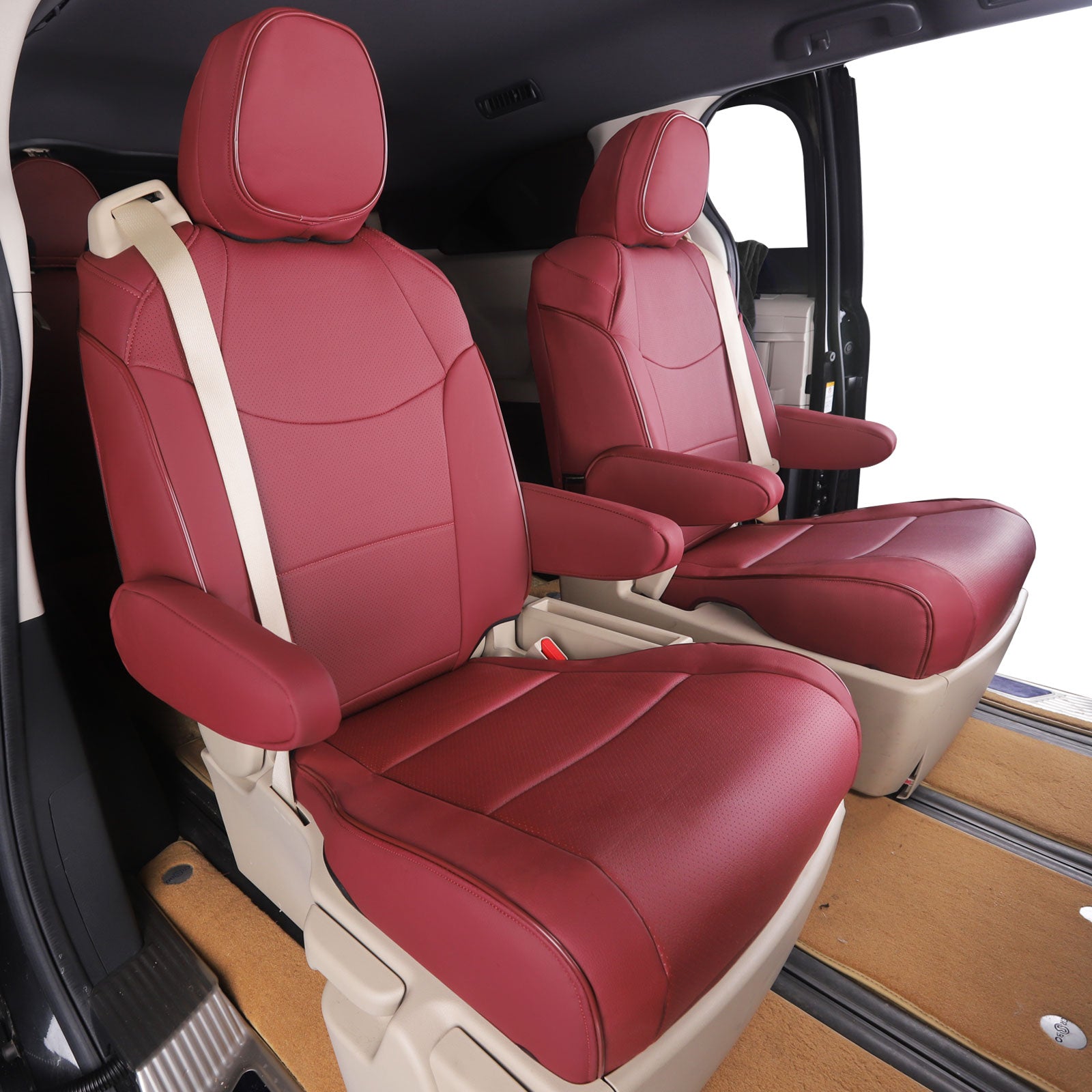 Sienna Seat Covers|Custom-fit Leatherette|2021-2025|CustomCover