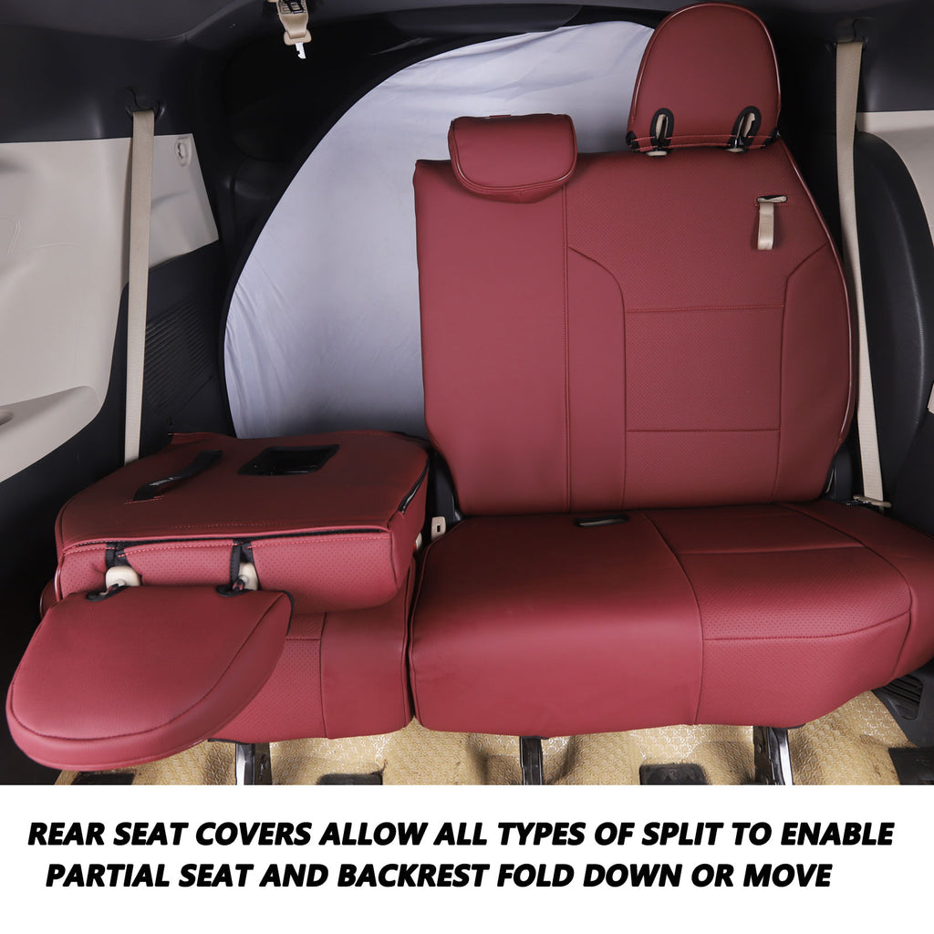 Sienna Seat Covers|Custom-fit Leatherette|2021-2025|CustomCover