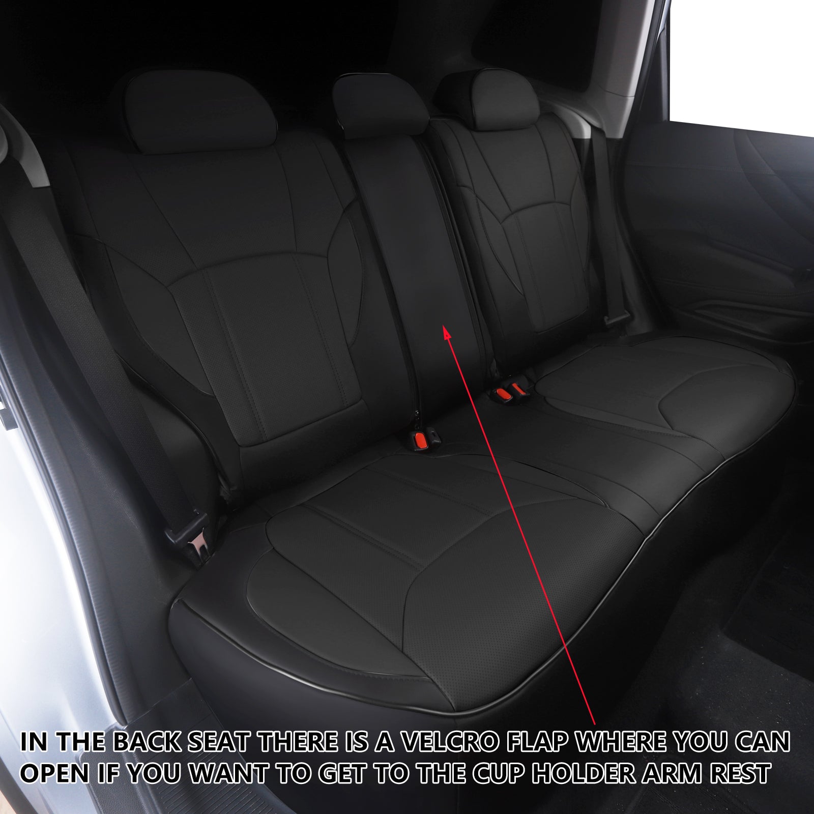 Custom-fit leatherette seat covers for Subaru Outback 2015-2024