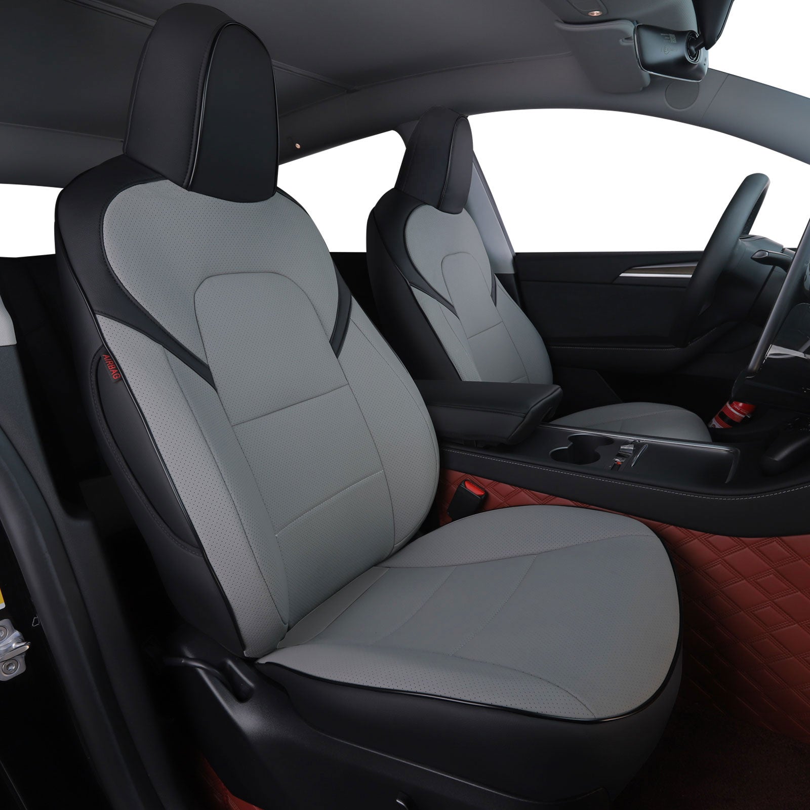 Tesla Model 3 Model Y custom-fit leatherette car seat covers