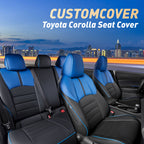 Custom-fit leatherette seat covers for Toyota CHR 2018-2024