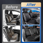 Custom-fit leatherette seat covers for Toyota Corolla Cross 2022-2024