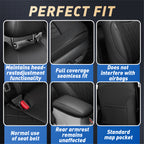 Custom-fit leatherette seat covers for Toyota Corolla Cross 2022-2024