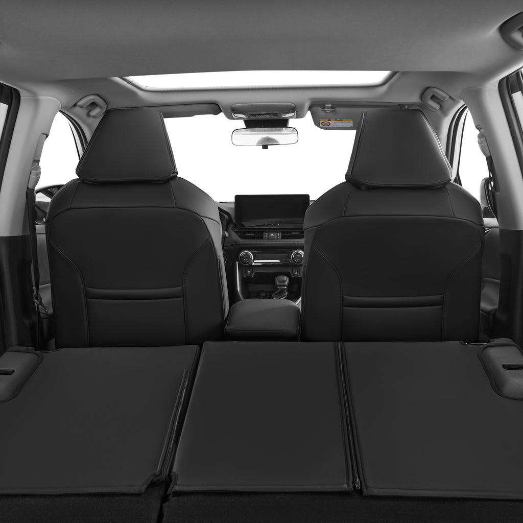Custom-fit leatherette seat covers for Toyota RAV4 2013-2025