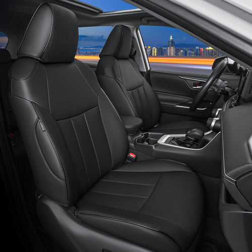 Custom-fit leatherette seat covers for Toyota RAV4 2013-2025