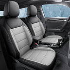 2016-2025 Toyota Tacoma Seat Covers Black Grey Custom Fit Leatherette